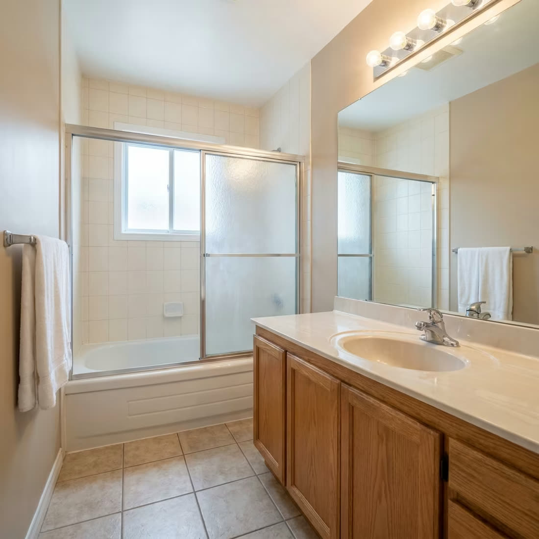 Main bath rebuild before renovation.